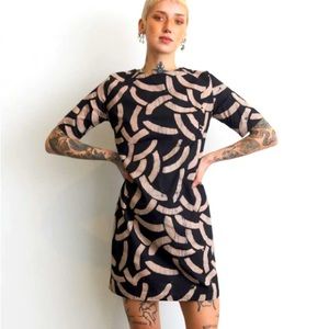 OSEI-DURO brand new never worn! Moto Dress in Cantaloupe, size L